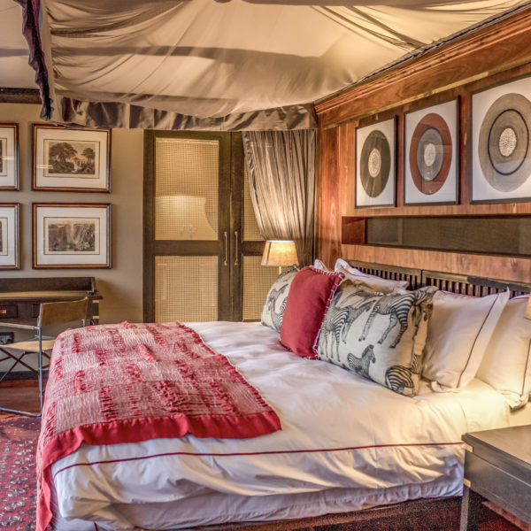 MCH Privated Tented Camp bedroom, South Africa