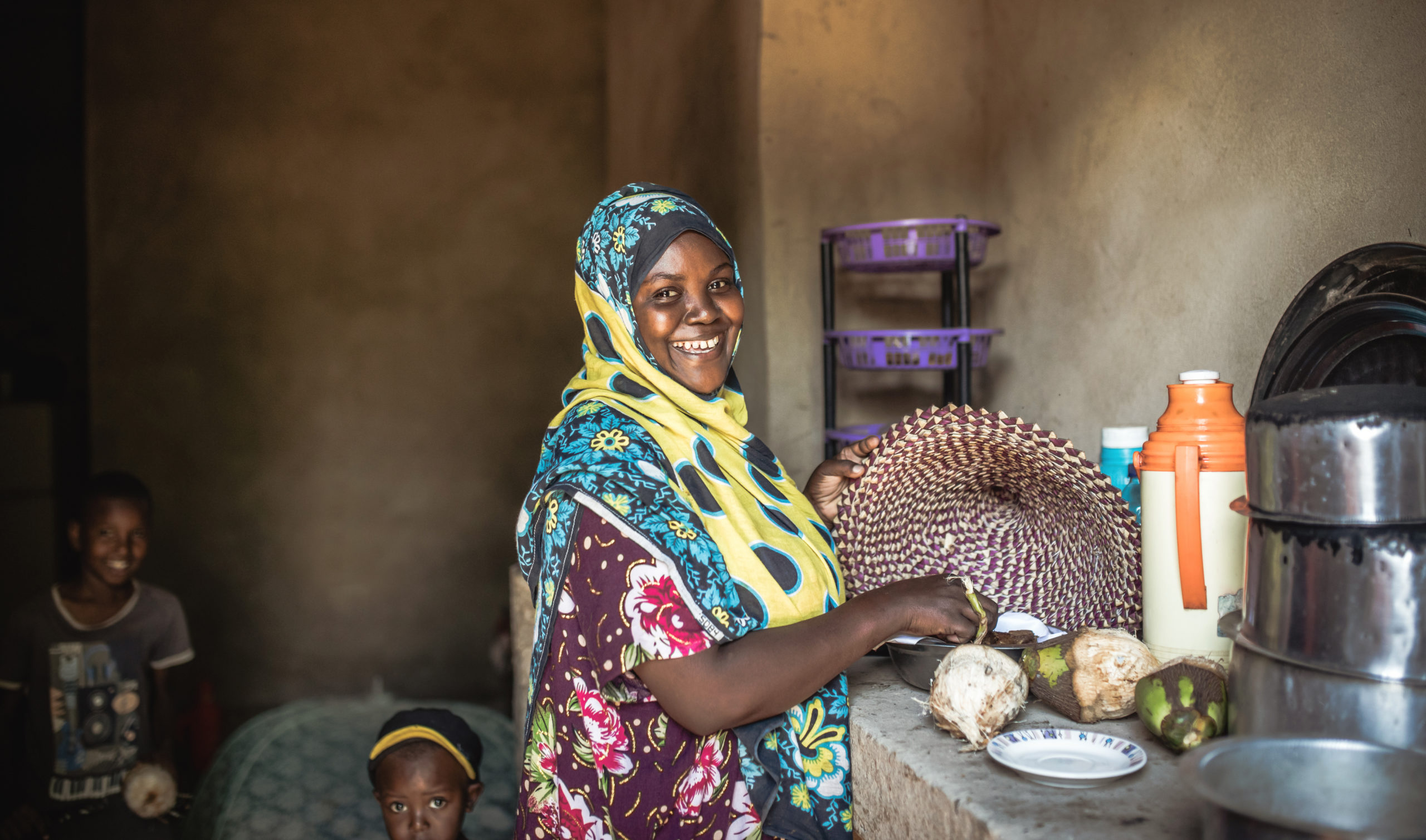 Meet friendly Tanzania locals like this lady when you take a tailor-made trip with Alfred&.