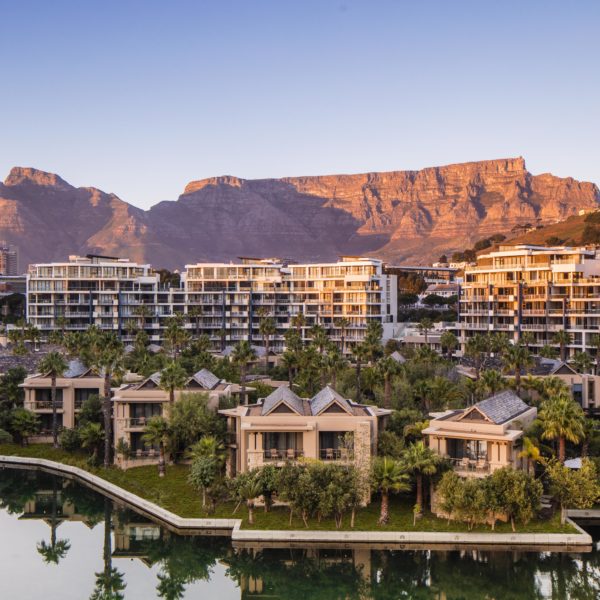 One& Only Cape Town's apartment blocks surrounded by canals