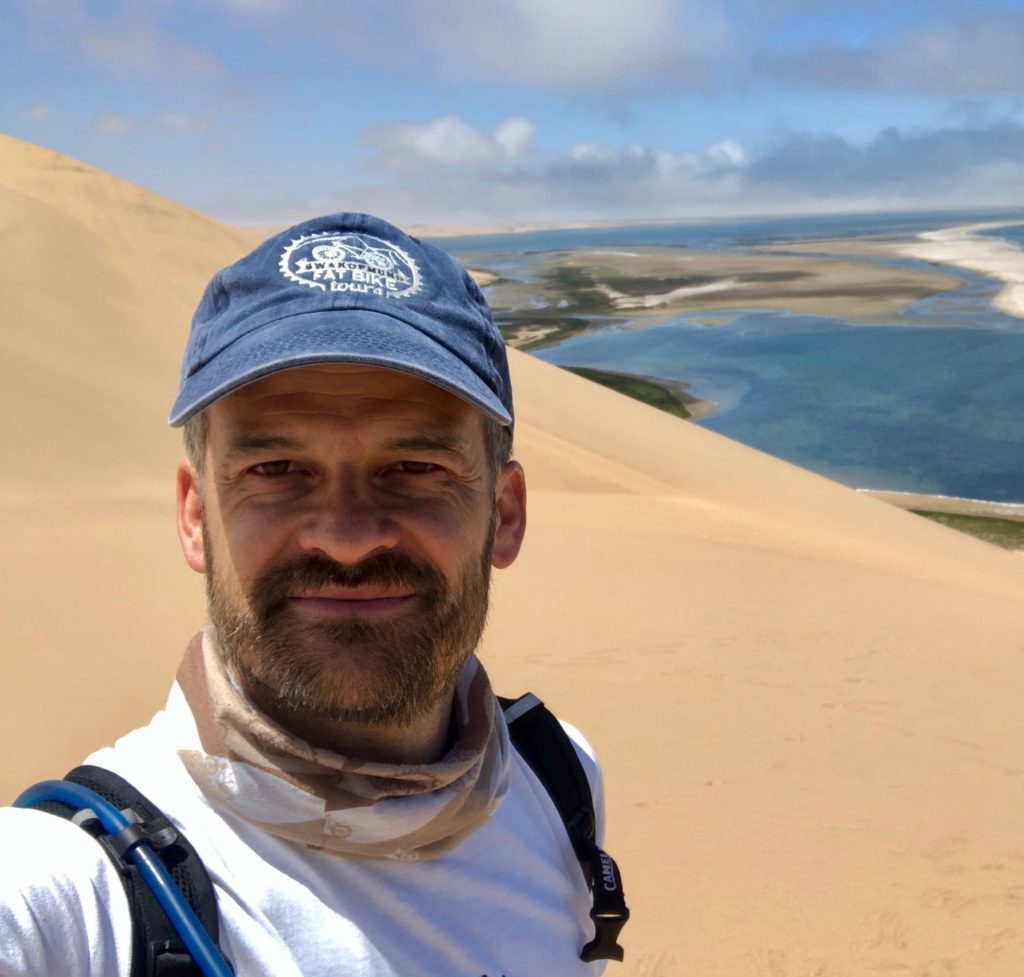 Mark de Wet, Owner of Swakopmund Fat Bike Tours, Namibia