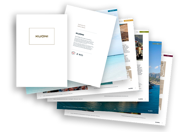 Selection of Kuoni brochures